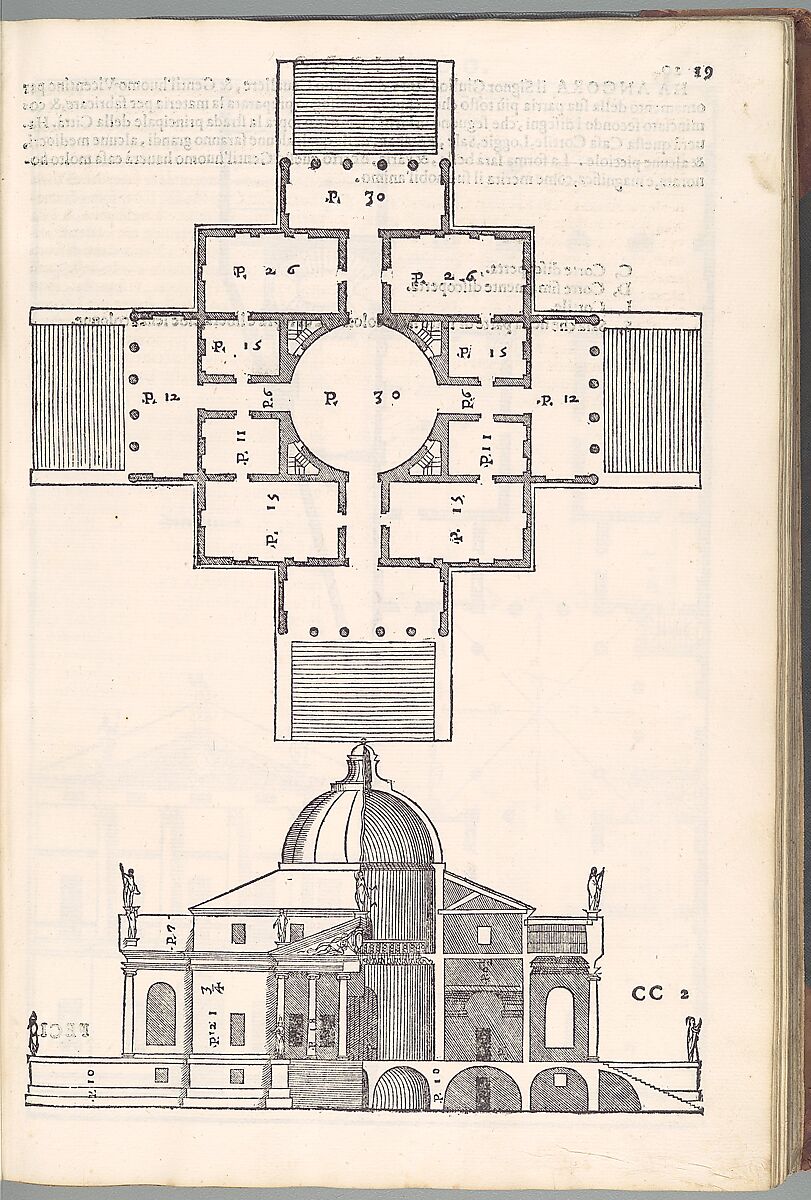 "Les Quatre Livres de l'Architecture" à Venise par Andrea Palladio.