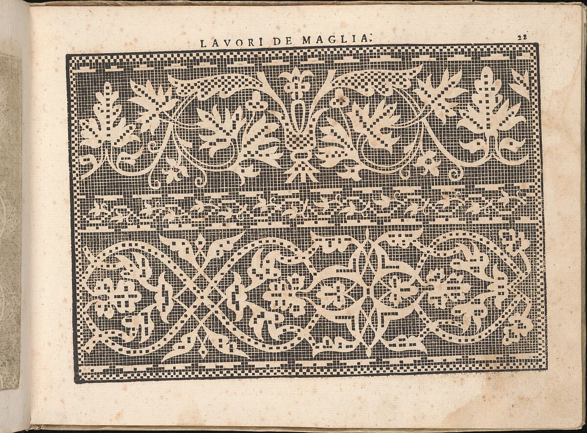 Fiore D'Ogni Virtu Per le Nobili Et Honeste Matrone, Isabella Catanea Parasole (Italian, ca. 1565/70–ca. 1625), Woodcut