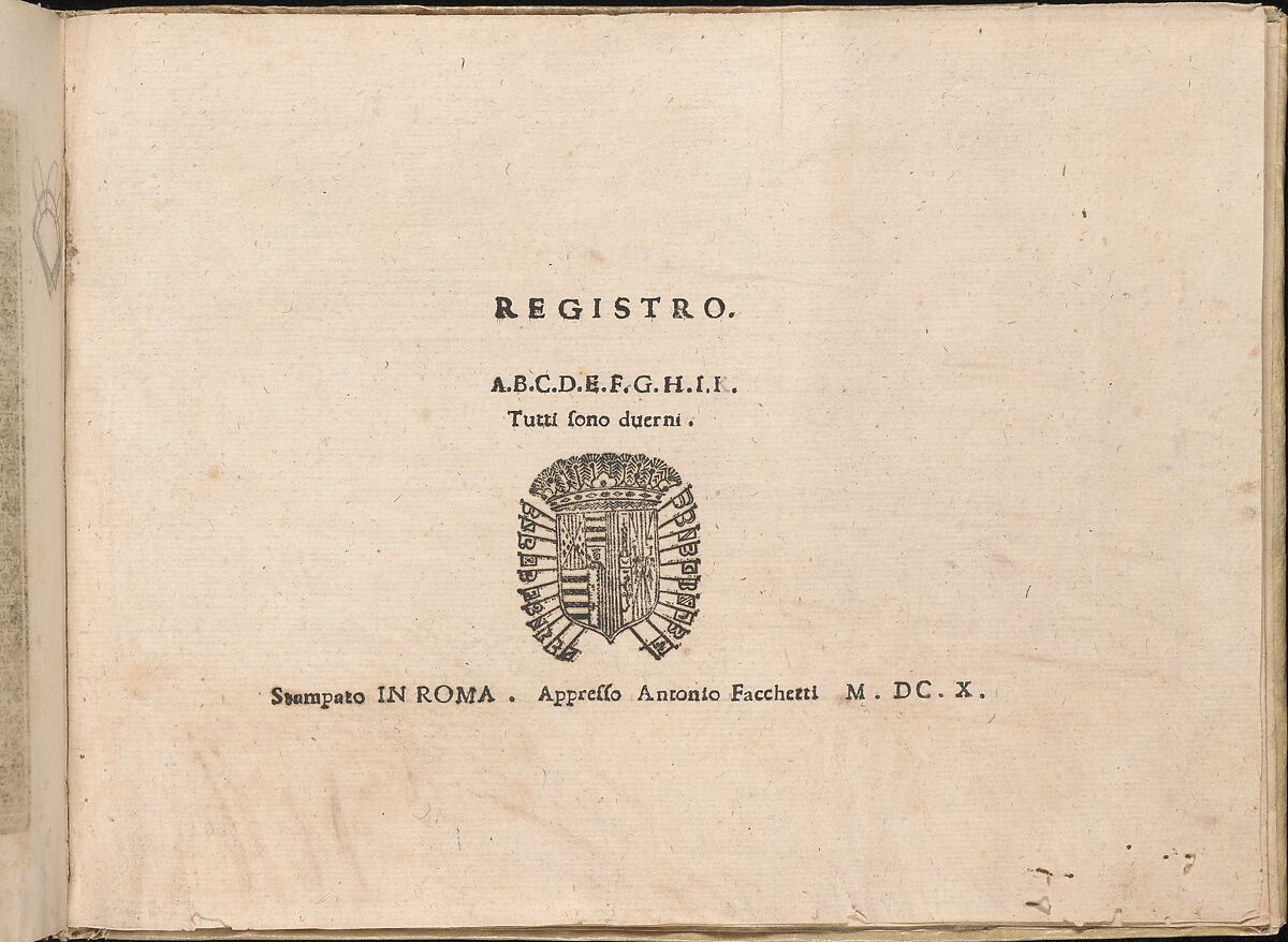 Fiore D'Ogni Virtu Per le Nobili Et Honeste Matrone, Isabella Catanea Parasole (Italian, ca. 1565/70–ca. 1625), Woodcut