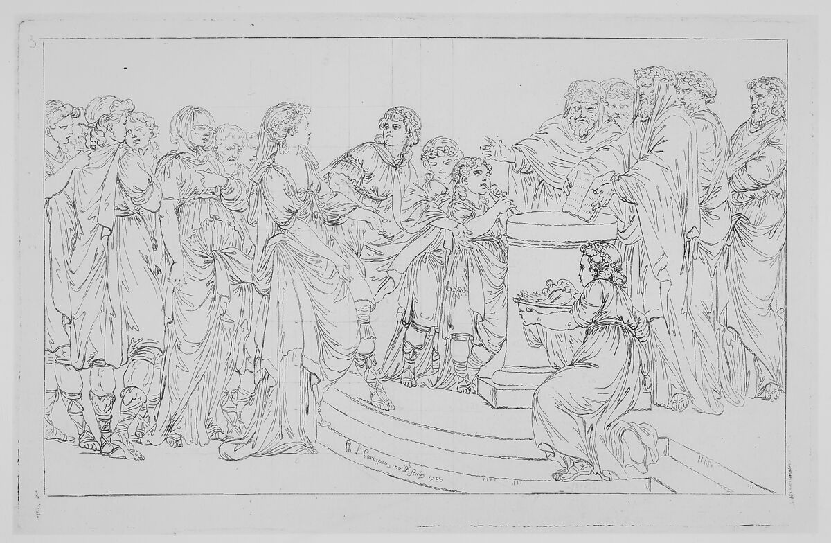 [Oeuvre], Philippe Louis Parizeau (French, Paris 1740–1801 Paris), Etching