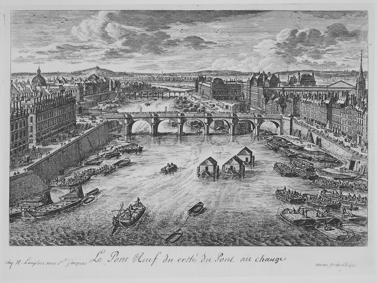 Veues des Plus Beaux Lieux de France et d'Italie & Les Places, Portes, Fontaines de Paris & Veue de Rome et des Environs, Adam Perelle (French, Paris 1640–1695 Paris), Etching