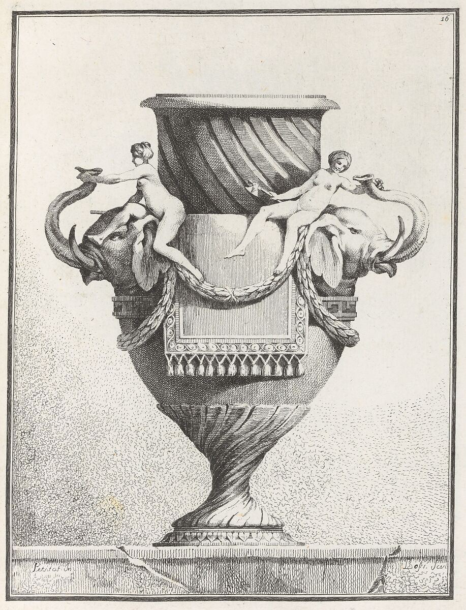 Suite de Vases, Ennemond Alexandre Petitot  French, Etching