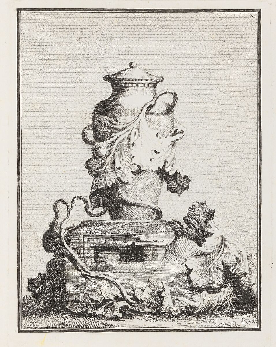 Suite de Vases, Ennemond Alexandre Petitot (French, Lyons 1727–1801 Parma), Etching