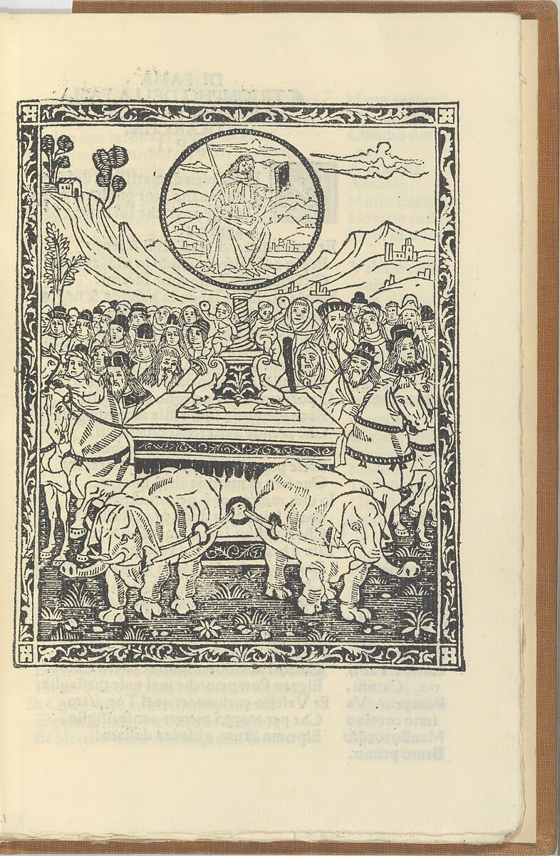 Written by Francesco Petrarca - Triomphi di messer Francesco