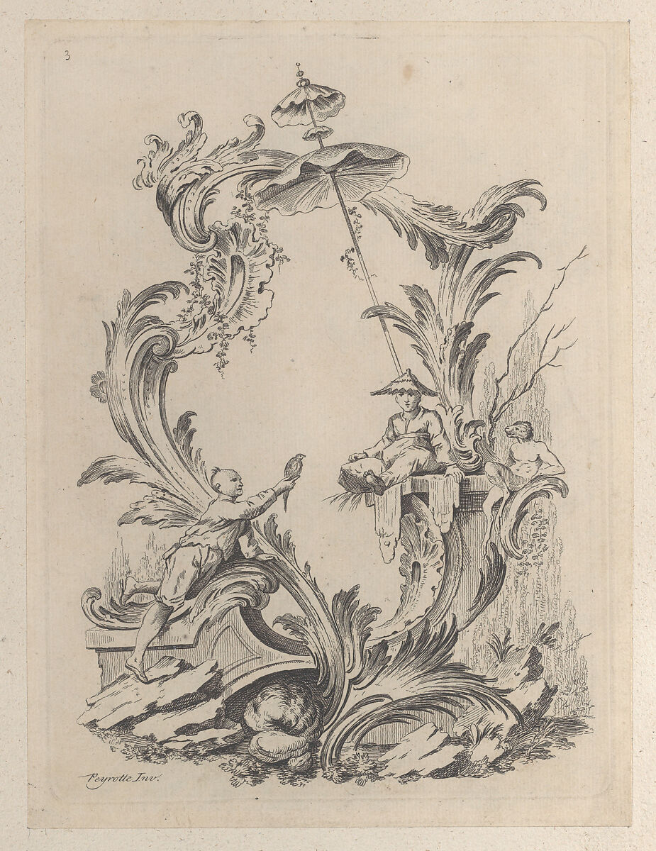 Ornaments Chinois (Bound Collection of Chinoiserie Panels), Etched, designed, and published by François Vivares (French, Saint-Jean-du-Bruel 1709–1780 London), Etching