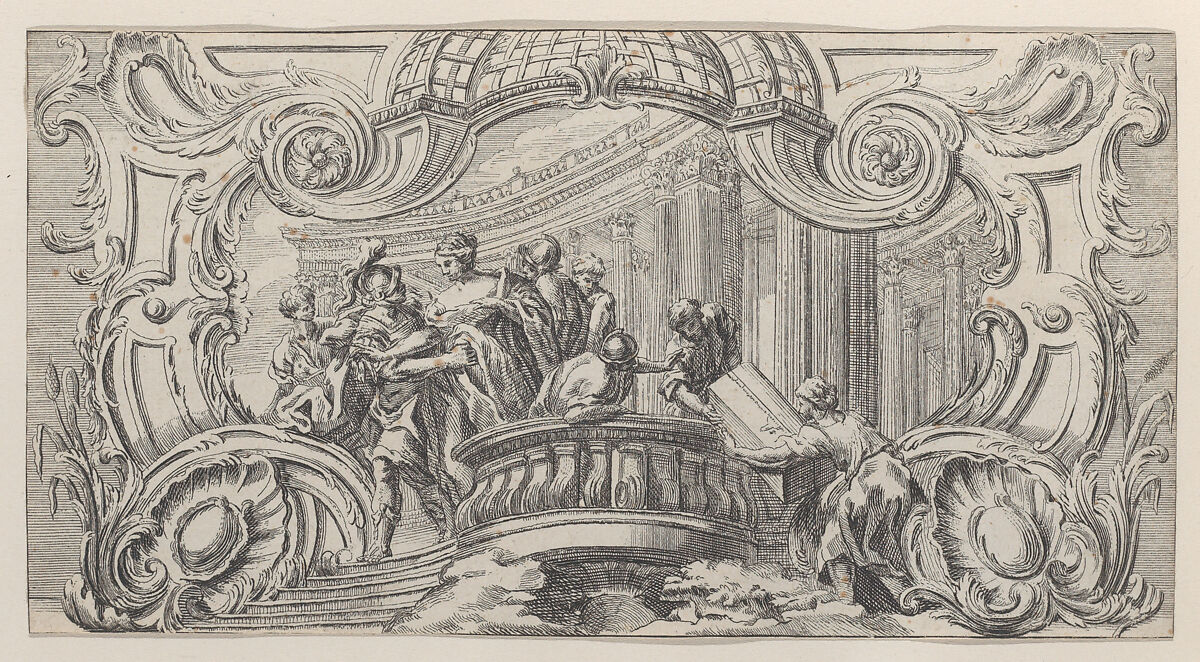 Ornaments Chinois (Bound Collection of Chinoiserie Panels), Etched, designed, and published by François Vivares (French, Saint-Jean-du-Bruel 1709–1780 London), Etching