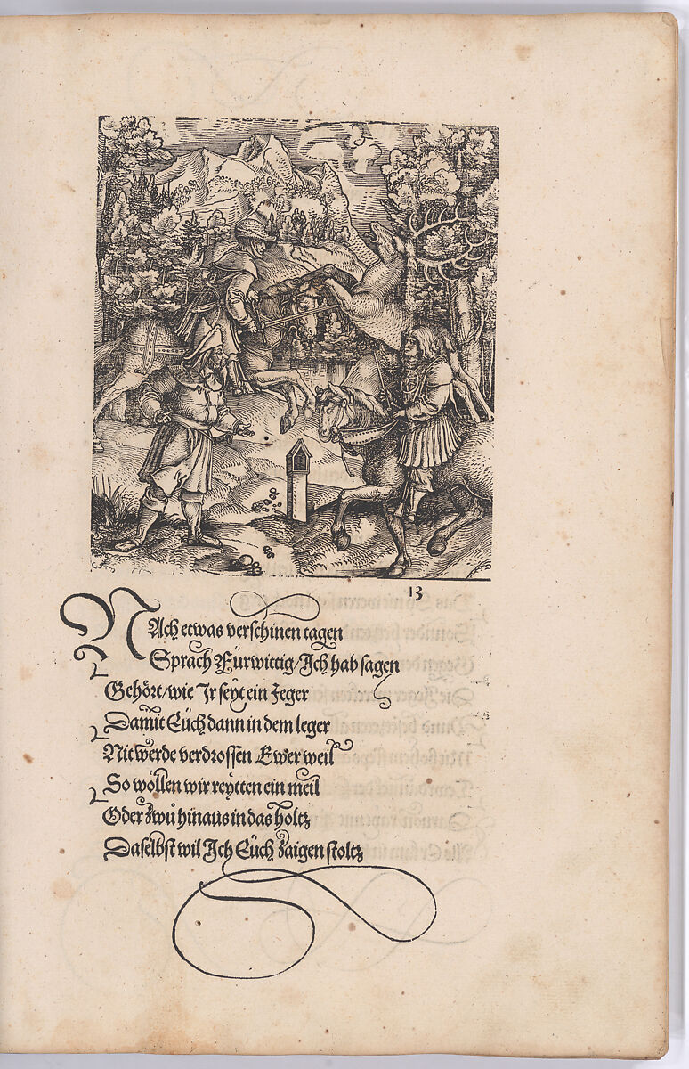 Theuerdank, Written by Melchior Pfintzing (German), Woodcuts with letterpress