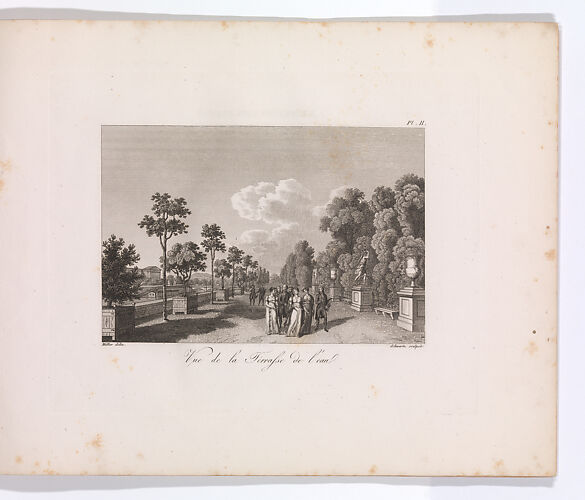 Promenades de Paris, ou collection de vues pittoresque de ses jardins publics, etc. Premier Cahier.