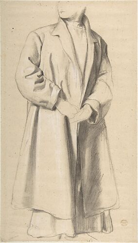 Standing Figure in a Long Coat