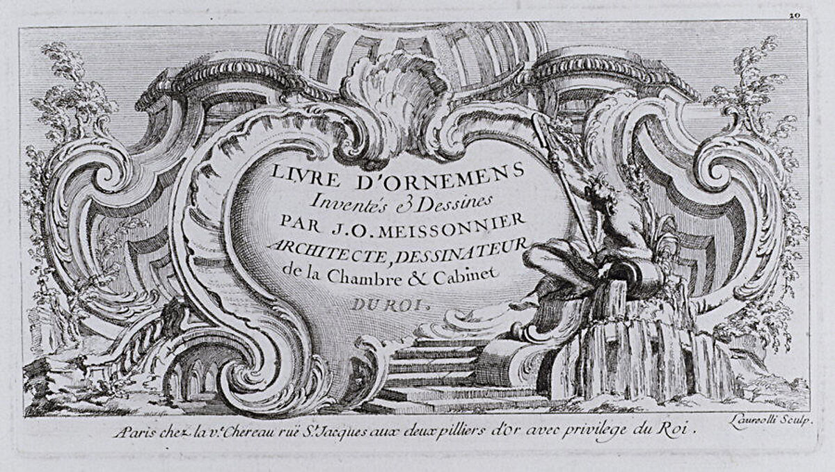 Livre d'Ornemens, Designed by Juste Aurèle Meissonnier (French, Turin 1695–1750 Paris) 