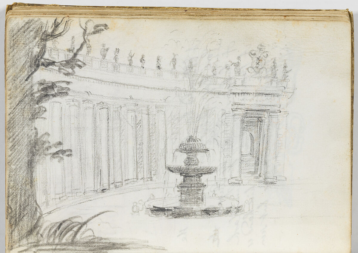 Sketchbook, Italy, Sir Joshua Reynolds (British, Plympton 1723–1792 London), Graphite, black chalk, pen and brown ink 