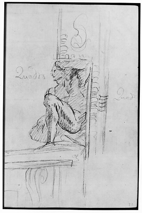 Sketchbook, Italy, Sir Joshua Reynolds (British, Plympton 1723–1792 London), Graphite, black chalk, pen and brown ink