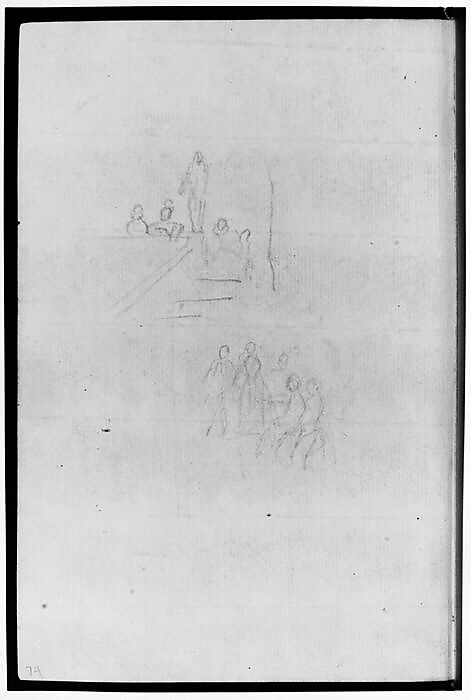 Sketchbook, Italy, Sir Joshua Reynolds (British, Plympton 1723–1792 London), Graphite, black chalk, pen and brown ink
