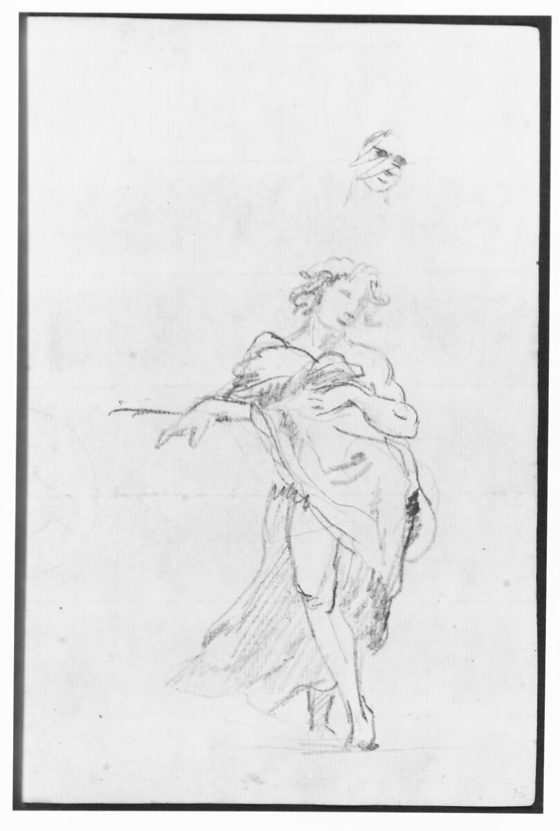 Sketchbook, Italy, Sir Joshua Reynolds (British, Plympton 1723–1792 London), Graphite, black chalk, pen and brown ink