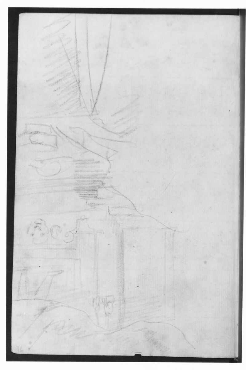 Sketchbook, Italy, Sir Joshua Reynolds (British, Plympton 1723–1792 London), Graphite, black chalk, pen and brown ink