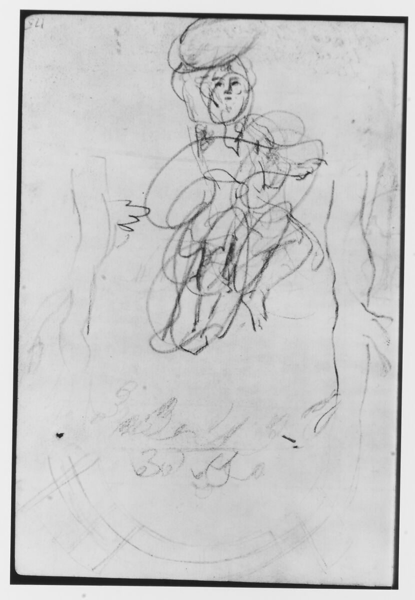 Sketchbook, Italy, Sir Joshua Reynolds (British, Plympton 1723–1792 London), Graphite, black chalk, pen and brown ink