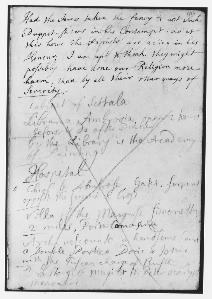 Sketchbook, Italy, Sir Joshua Reynolds (British, Plympton 1723–1792 London), Graphite, black chalk, pen and brown ink