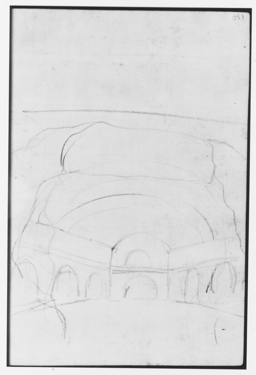 Sketchbook, Italy, Sir Joshua Reynolds (British, Plympton 1723–1792 London), Graphite, black chalk, pen and brown ink