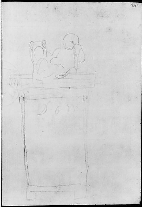 Sketchbook, Italy, Sir Joshua Reynolds (British, Plympton 1723–1792 London), Graphite, black chalk, pen and brown ink