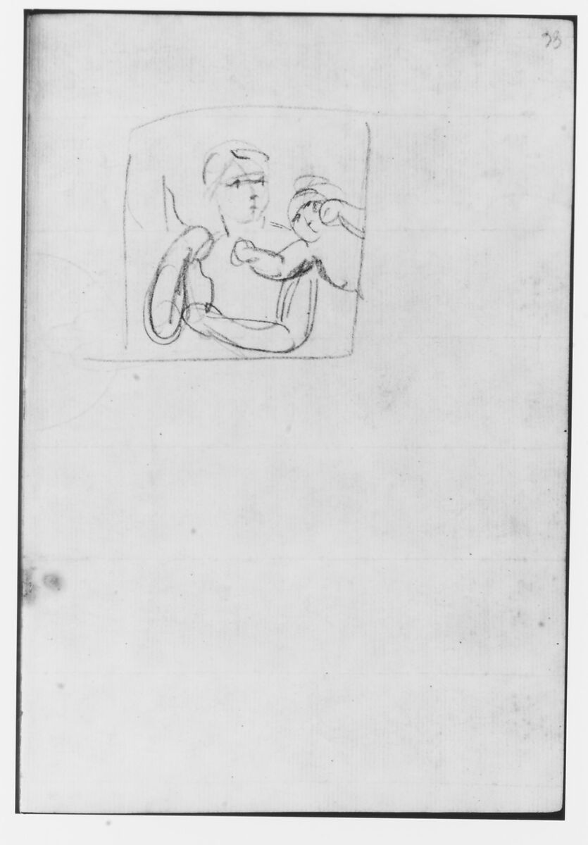 Sketchbook, Italy, Sir Joshua Reynolds (British, Plympton 1723–1792 London), Graphite, black chalk, pen and brown ink