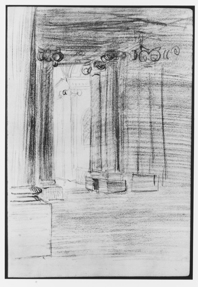 Sketchbook, Italy, Sir Joshua Reynolds (British, Plympton 1723–1792 London), Graphite, black chalk, pen and brown ink