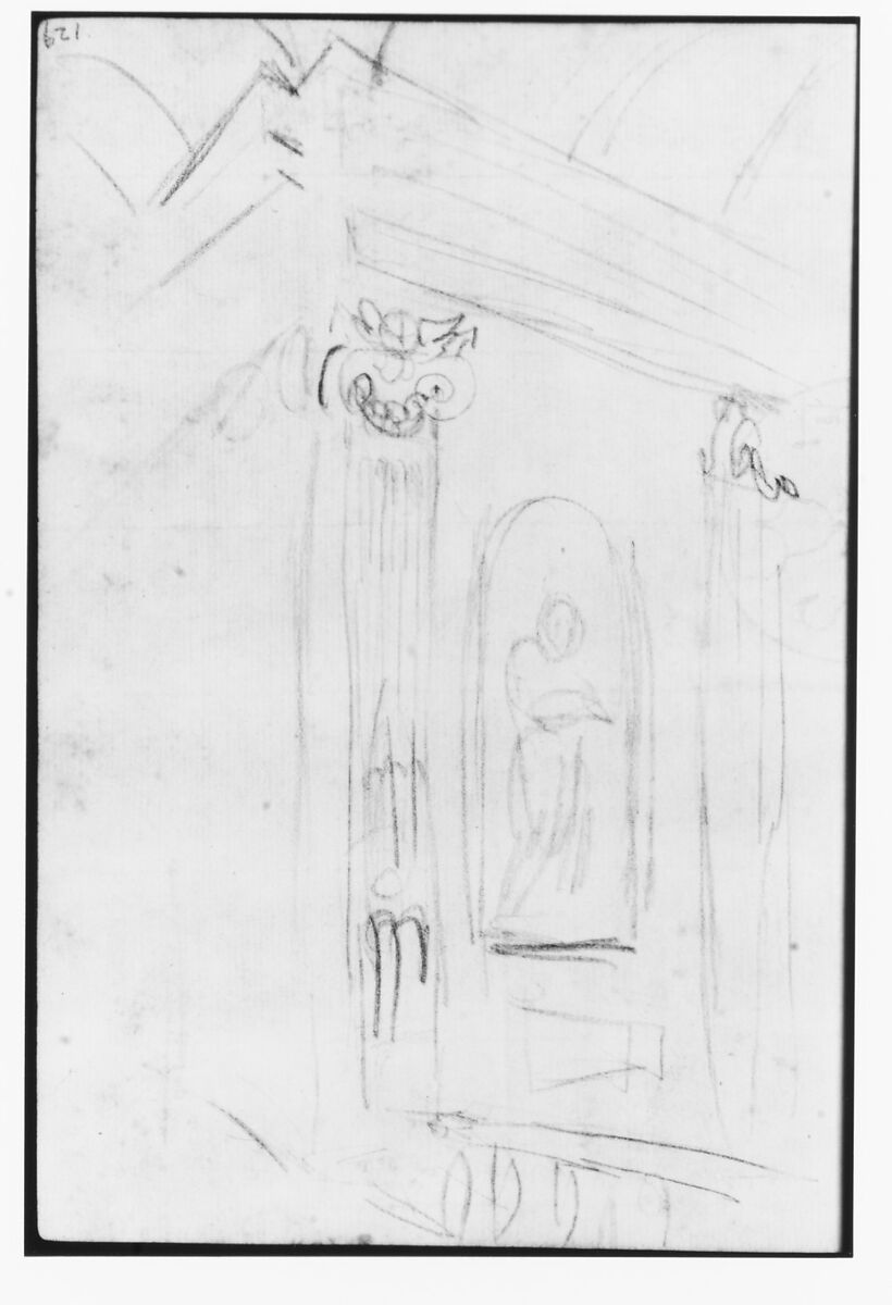 Sketchbook, Italy, Sir Joshua Reynolds (British, Plympton 1723–1792 London), Graphite, black chalk, pen and brown ink