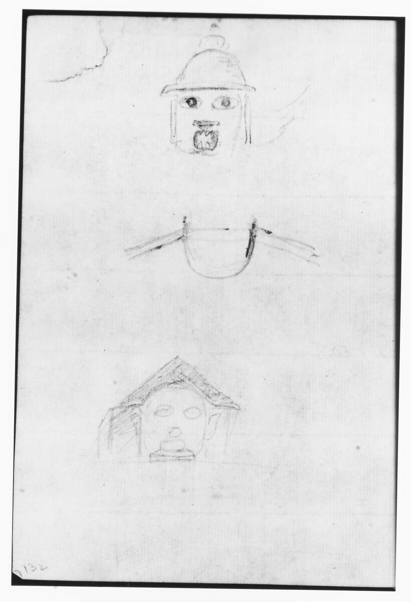 Sketchbook, Italy, Sir Joshua Reynolds (British, Plympton 1723–1792 London), Graphite, black chalk, pen and brown ink