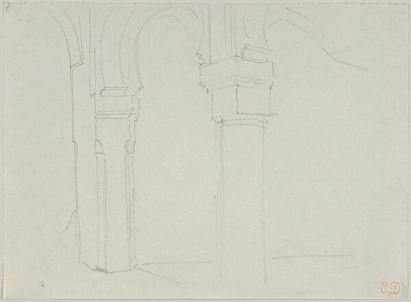 Study of a Moorish Arcade, Spain