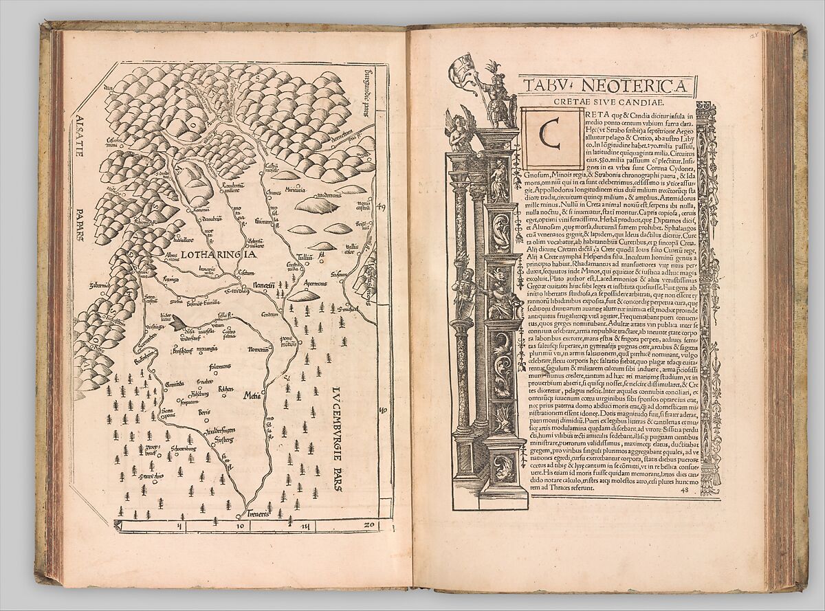 In Claudii Ptolemaei Geographiacae Enarrationis Libri octo., Claudius Ptolemaeus (Greek, Alexandria (?) 100 CE?–?170 Alexandria (?)), Woodcuts