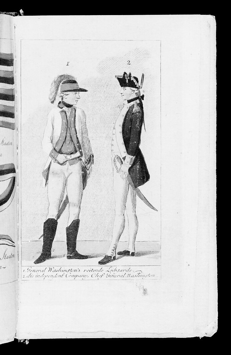 Allgemeines historisches Taschenbuch, oder Abriss der merkwürdigsten neuen Welt-Begebenheiten: enthaltend für 1784 die Geschichte der Revolution von Nord-America [General historical pocketbook, summarizing noteworthy world news of 1784, with a History of the Revolution in North America], Matthias Christian Sprengel (German, 1746–1803), Illustrations: etching and engraving, some hand-colored; pen and ink and wash drawings