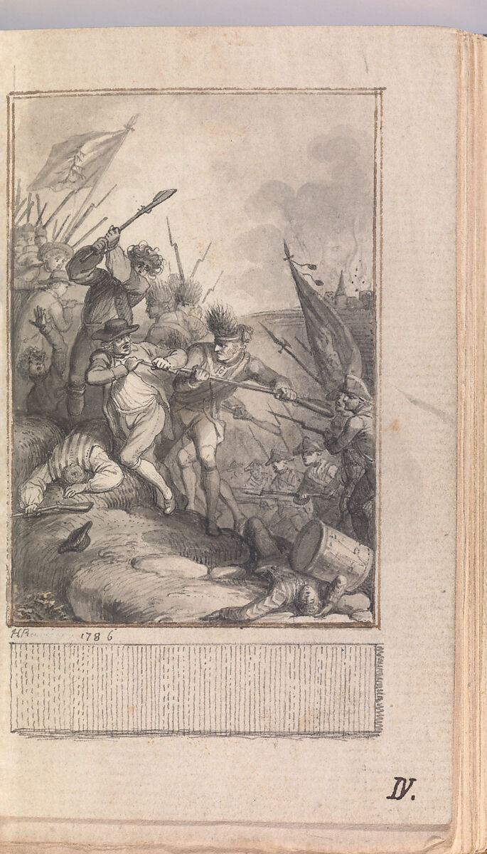 Allgemeines historisches Taschenbuch, oder Abriss der merkwürdigsten neuen Welt-Begebenheiten: enthaltend für 1784 die Geschichte der Revolution von Nord-America [General historical pocketbook, summarizing noteworthy world news of 1784, with a History of the Revolution in North America], Matthias Christian Sprengel (German, 1746–1803), Illustrations: etching and engraving, some hand-colored; pen and ink and wash drawings