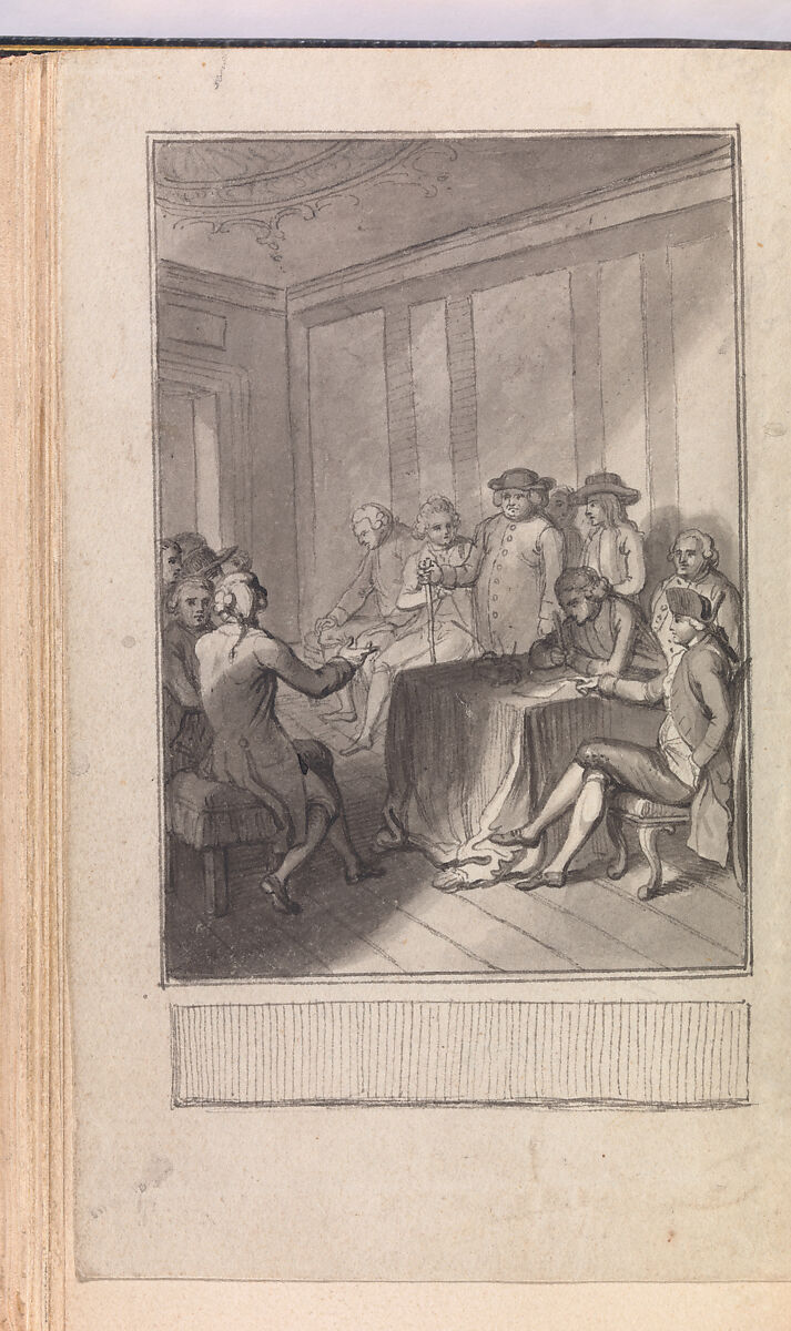 Allgemeines historisches Taschenbuch, oder Abriss der merkwürdigsten neuen Welt-Begebenheiten: enthaltend für 1784 die Geschichte der Revolution von Nord-America [General historical pocketbook, summarizing noteworthy world news of 1784, with a History of the Revolution in North America], Matthias Christian Sprengel (German, 1746–1803), Illustrations: etching and engraving, some hand-colored; pen and ink and wash drawings