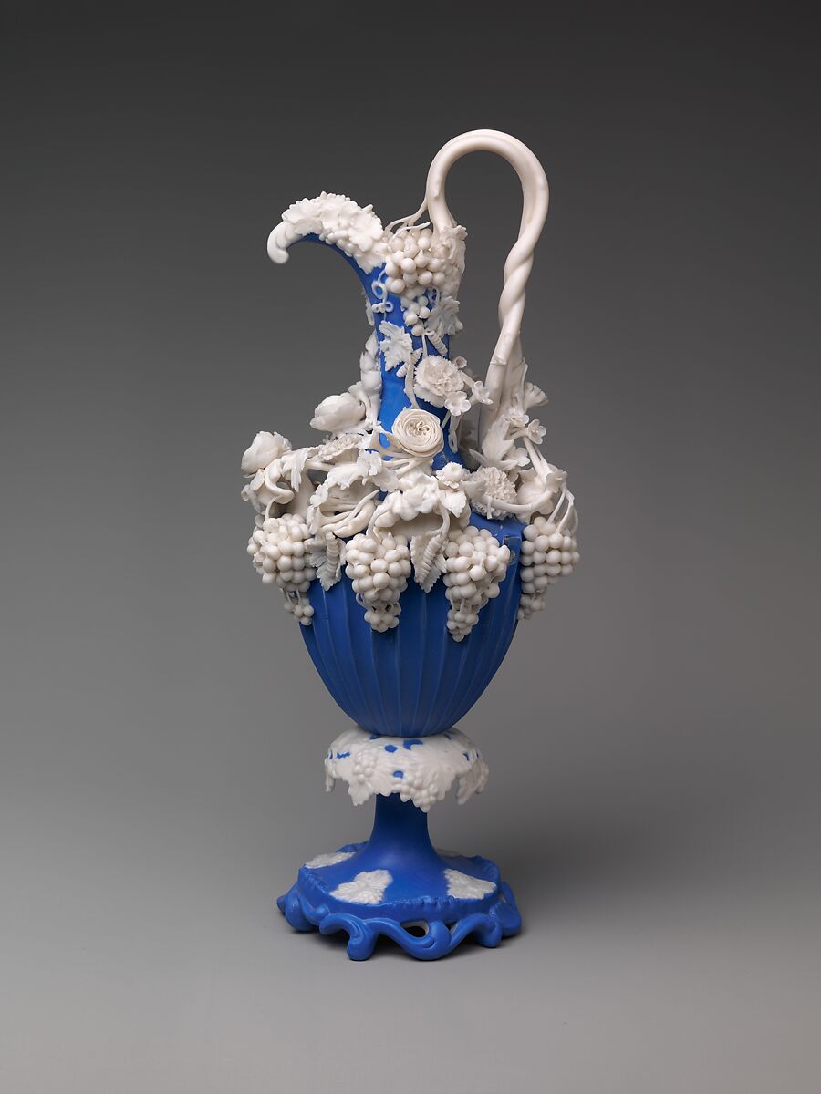 Ewer, Parian porcelain, American 