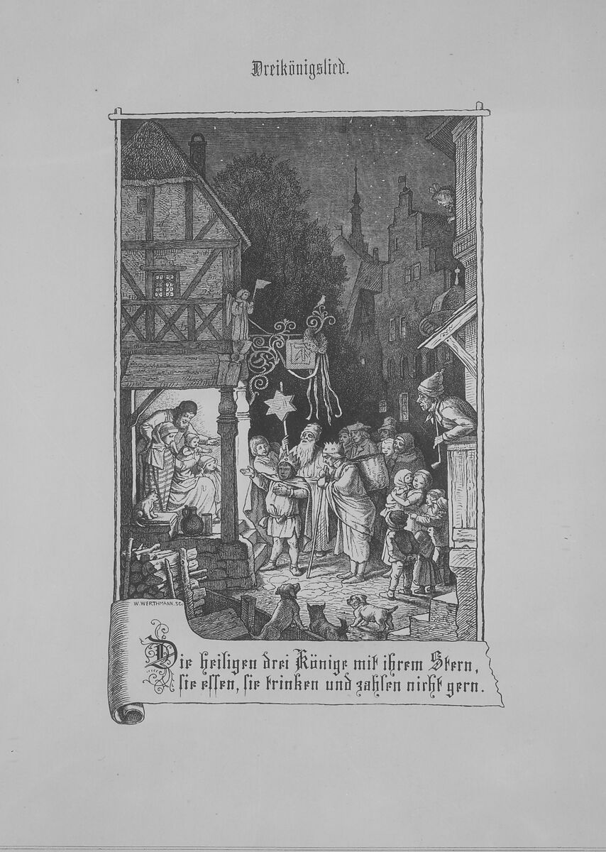 Richter's Werke  (binder's title), Adrian Ludwig Richter (German, Dresden 1803–1884 Dresden), Steel engravings, wood engravings, photoprints