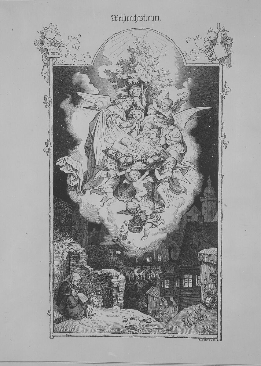 Richter's Werke  (binder's title), Adrian Ludwig Richter (German, Dresden 1803–1884 Dresden), Steel engravings, wood engravings, photoprints