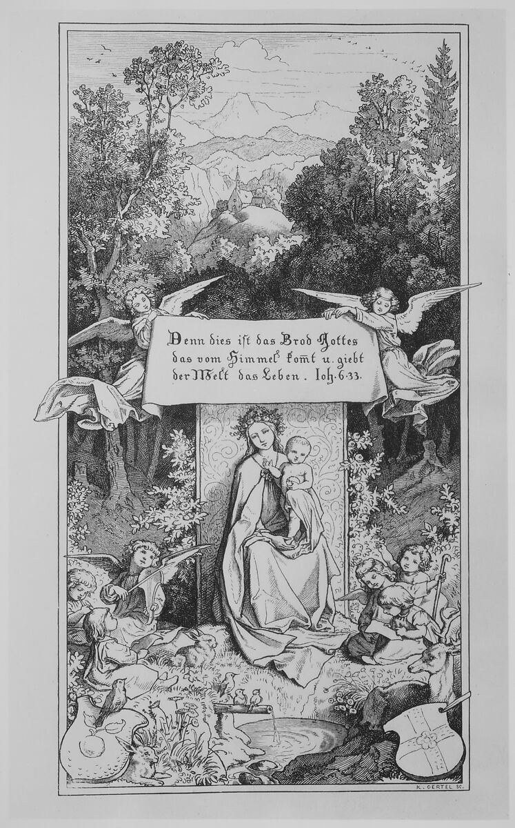 Richter's Werke  (binder's title), Adrian Ludwig Richter (German, Dresden 1803–1884 Dresden), Steel engravings, wood engravings, photoprints