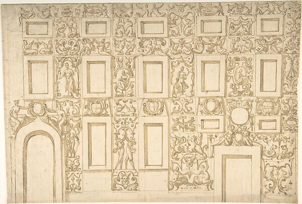 Design for the Decoration of a Facade in Fresco or Sgraffito