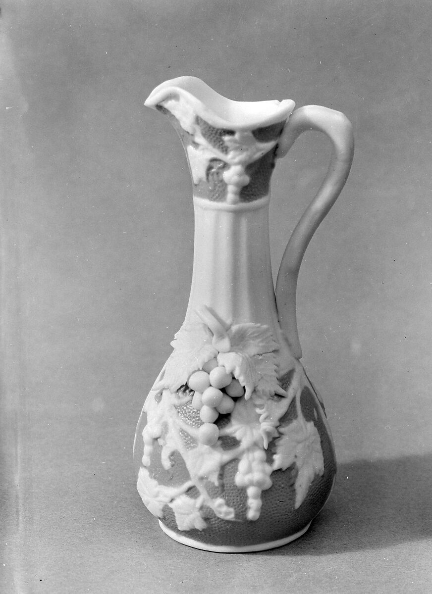 Ewer, Parian porcelain, American 