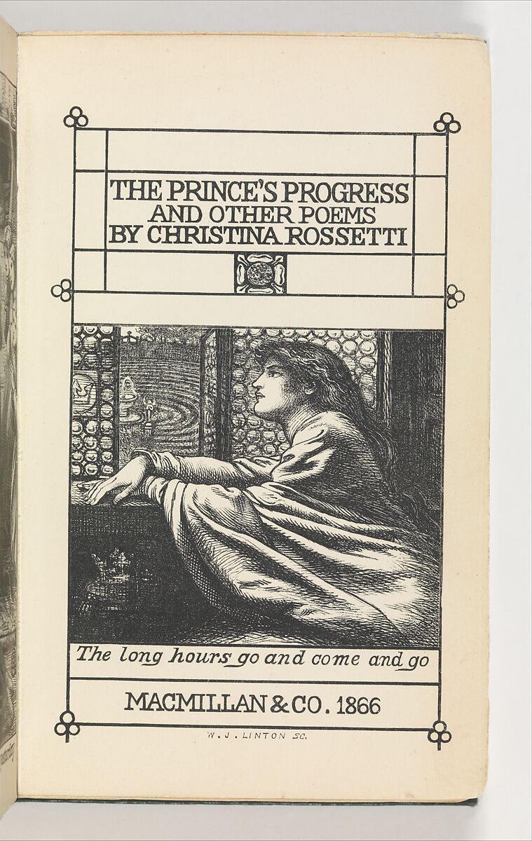 The Prince's Progress, and Other Poems, Christina Georgina Rossetti (British, London 1830–1894 London), Illustrations: wood engraving