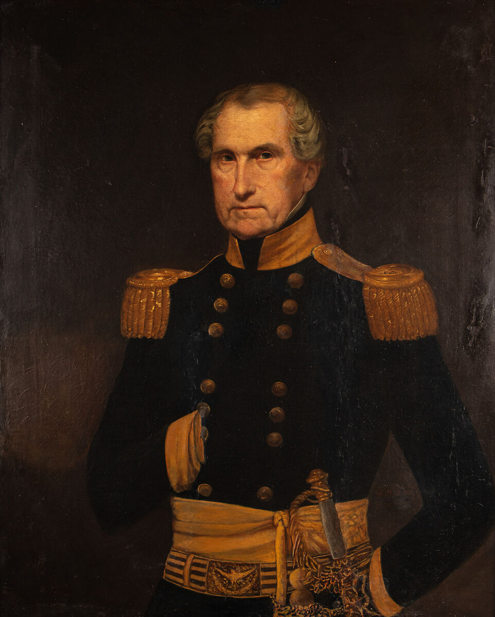 Portrait of Major-General John E. Wool, Stephen William Shaw (American, 1817–1900), Oil on canvas, American 