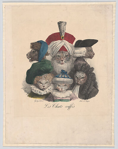Les Chats Coiffés, from 