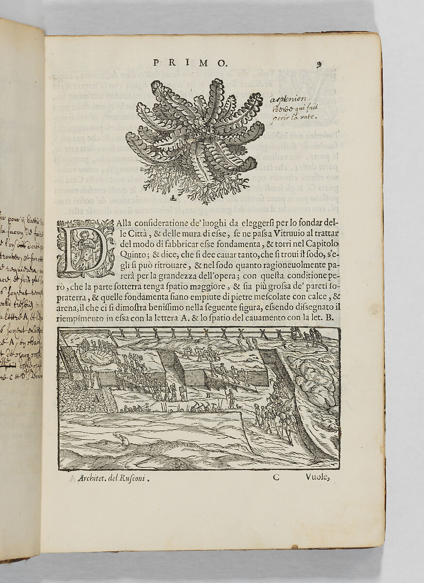 I Dieci libri d'architettura di Gio: Antonio Rusconi. Secondo i precetti di Vitruvio, novamenti ristampati, & accresciuti della Prattica degl'Horologi Solari, Giovanni Antonio Rusconi (ca. 1520–1587), Printed book with woodcut illustrations