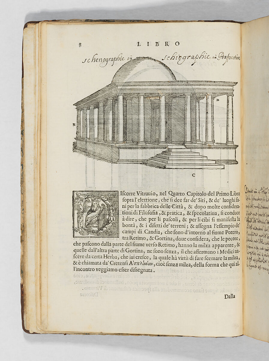I Dieci libri d'architettura di Gio: Antonio Rusconi. Secondo i precetti di Vitruvio, novamenti ristampati, & accresciuti della Prattica degl'Horologi Solari, Giovanni Antonio Rusconi (ca. 1520–1587), Printed book with woodcut illustrations