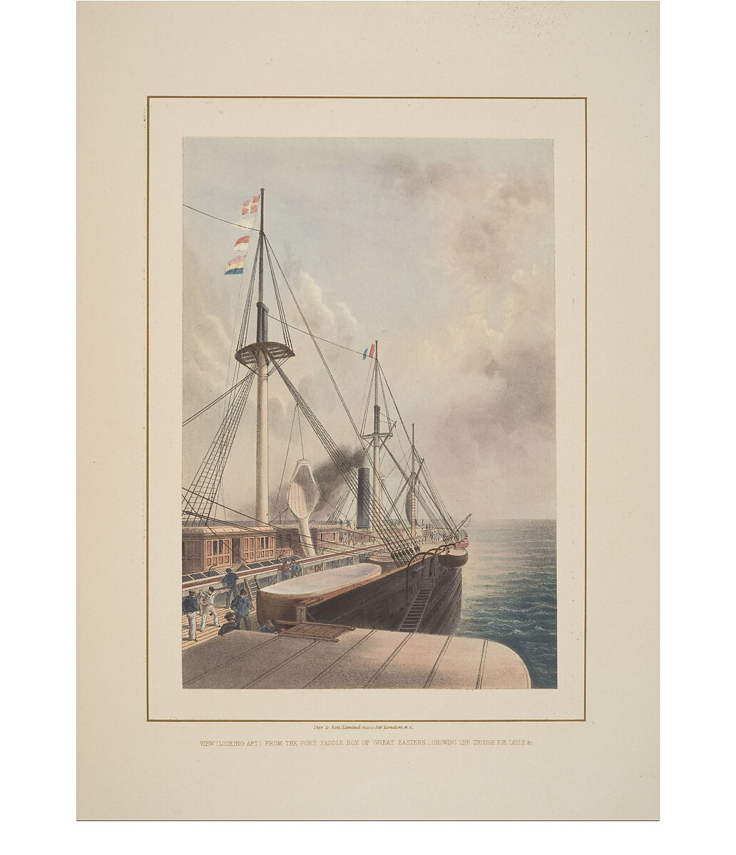 The Atlantic Telegraph, Sir William Howard Russell (Irish, Tallaght, Dublin 1820–1907 London), Illustrations: color lithographs