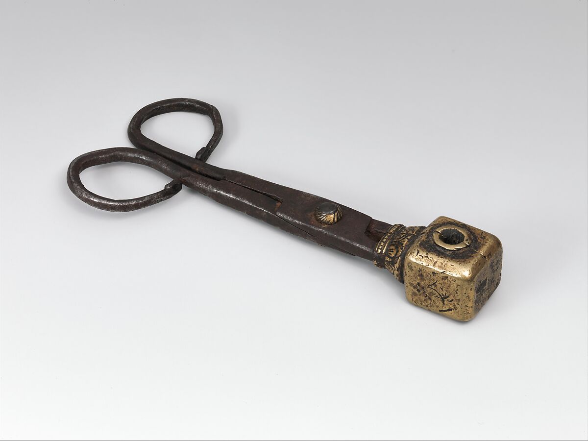 Bullet Mold, Iron, brass, Himalayan, possibly Tibetan, Nepalese, or Bhutanese