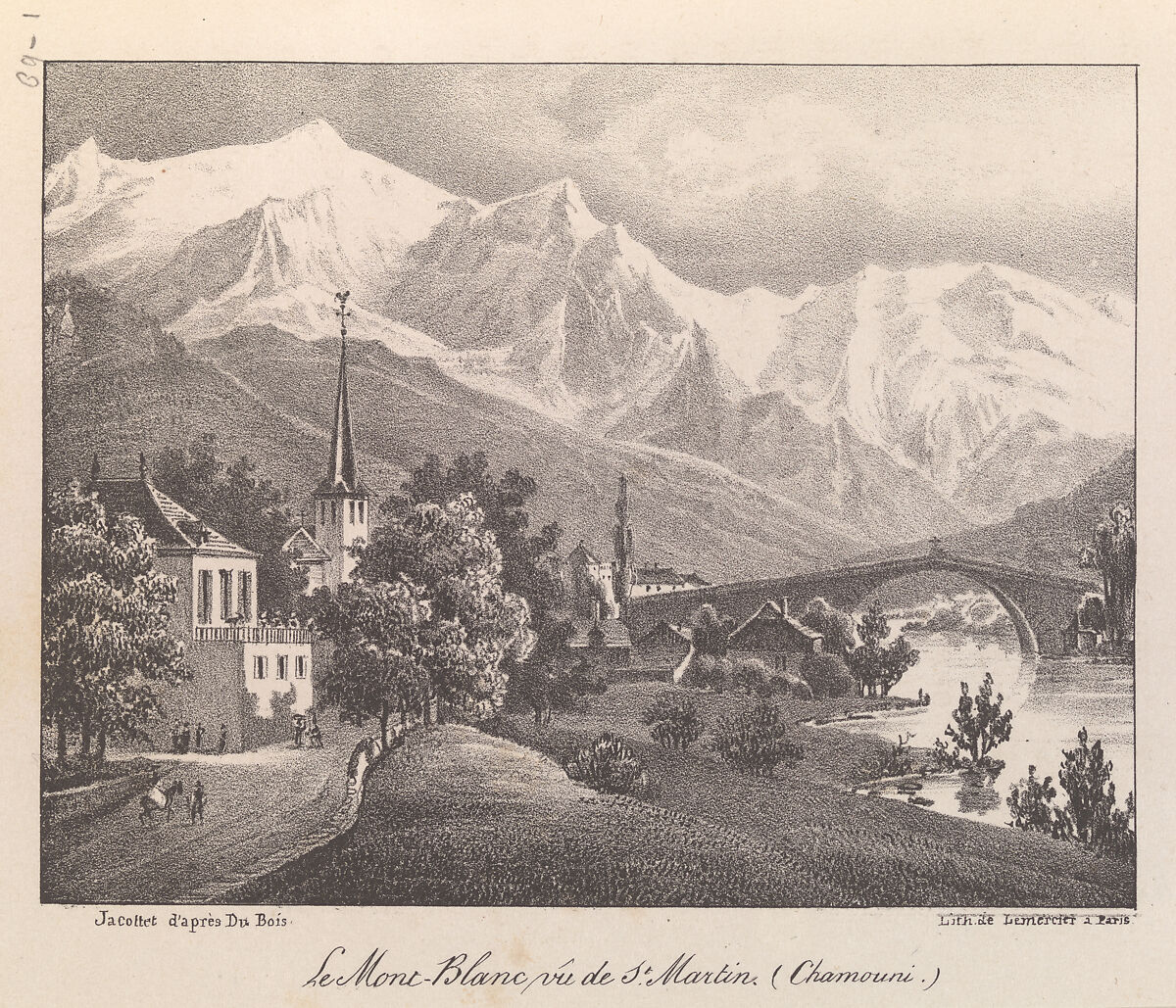 Voyages dans les Alpes. Partie pittoresque..., Horace Bénédicte de Saussure (Swiss, 1740–1799), Illustrations: lithographs