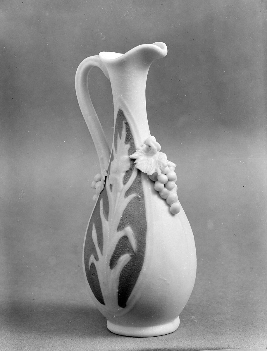 Ewer, Parian porcelain, American 