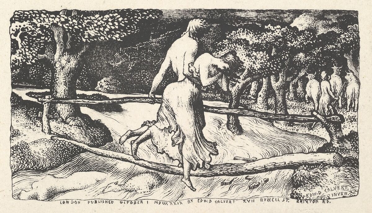 The Flood, Edward Calvert  British, Lithograph