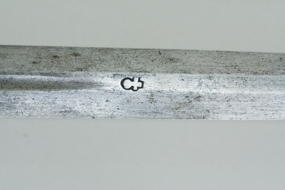 Rapier, Steel, silver, wood, Italian