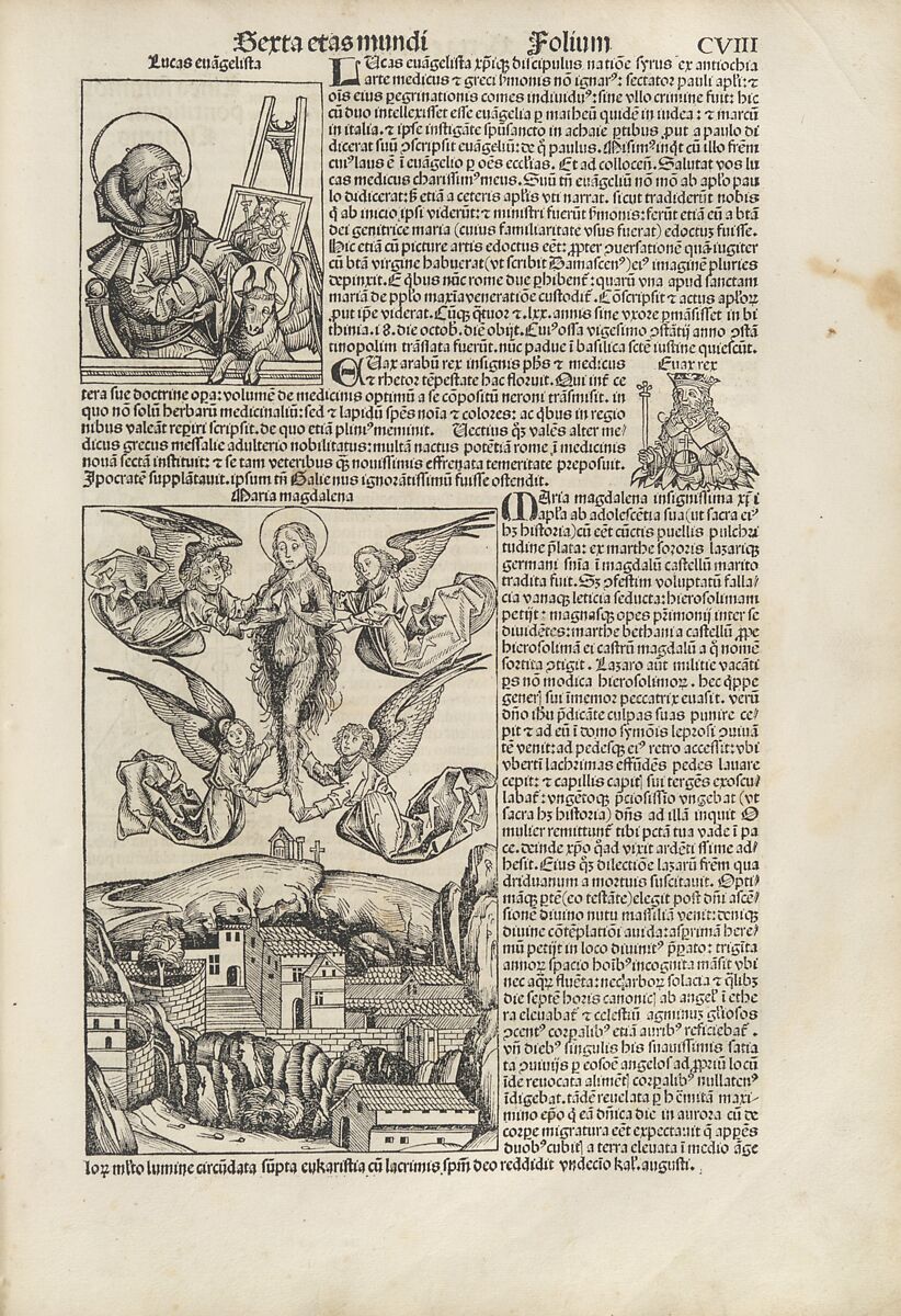 (Liber chronicarum) Registrum huius operis libri cronicarum cum figuris et ymagibus ab inicio mundi, Written by Hartmann Schedel (German, Nuremberg 1440–1514 Nuremberg), Letterpress with woodcut illustrations